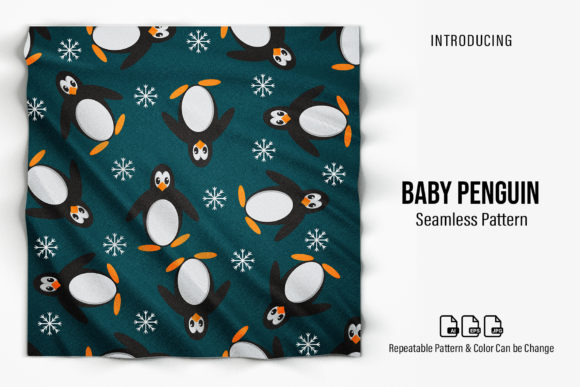 Baby Penguin Patterns: A Versatile Digital Design for Creative Projects