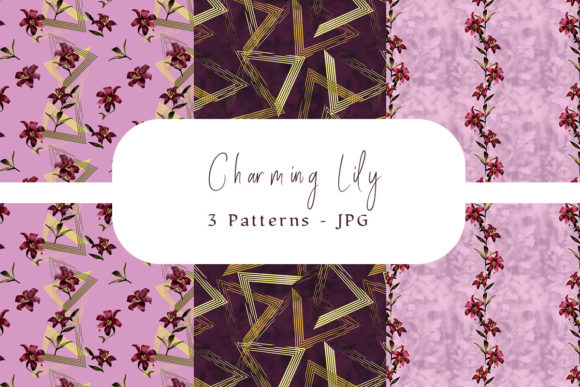 Charming Lily - Seamless Patterns