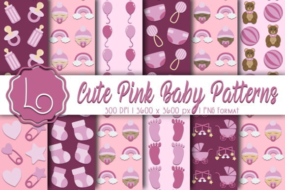 Cute Pink Baby Patterns