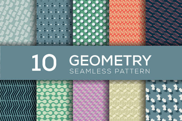 Geometric Seamless Patterns Bundle 02