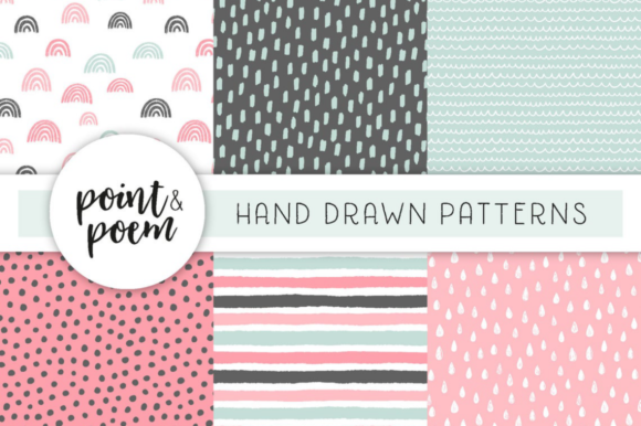 Hand Drawn Patterns Digital Paper 4: A Versatile Resource for Creative Projects