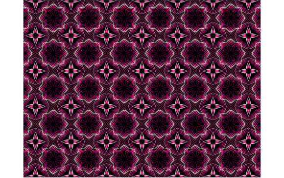 Mandala with Regular Floral Patterns
