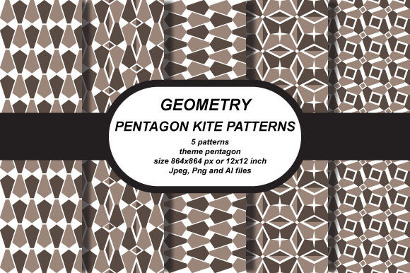Pentagon Kite Patterns