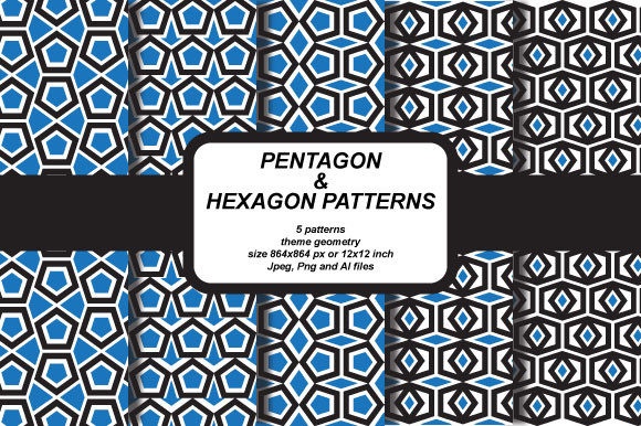 Pentagon Patterns: A Geometric Design Solution for Modern Creatives