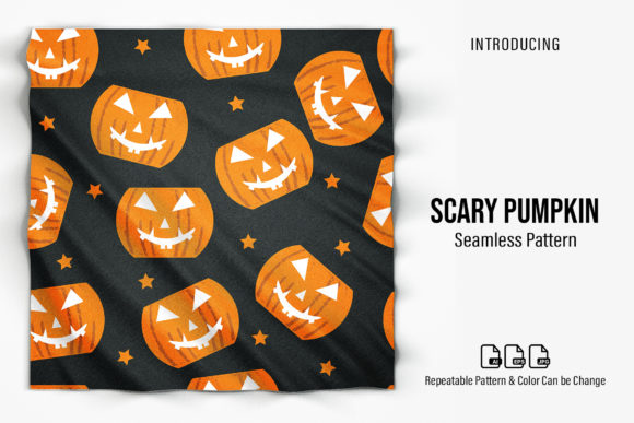 Scary Pumpkin Patterns: A Creative Resource for Every Project