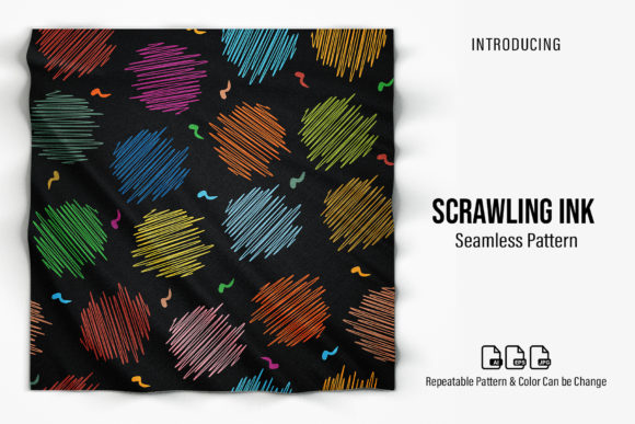 Scrawling Ink Patterns for Creative Projects