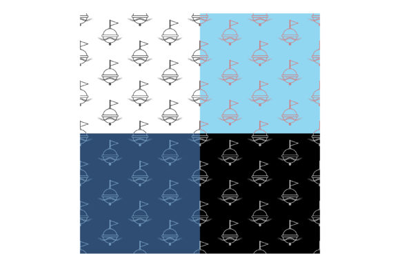 Seamless Patterns with Sea Buoy: A Design Element for Maritime Inspiration
