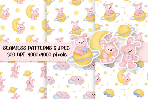 Watercolor Rabbit Seamless Patterns: A Creative and Practical Resource